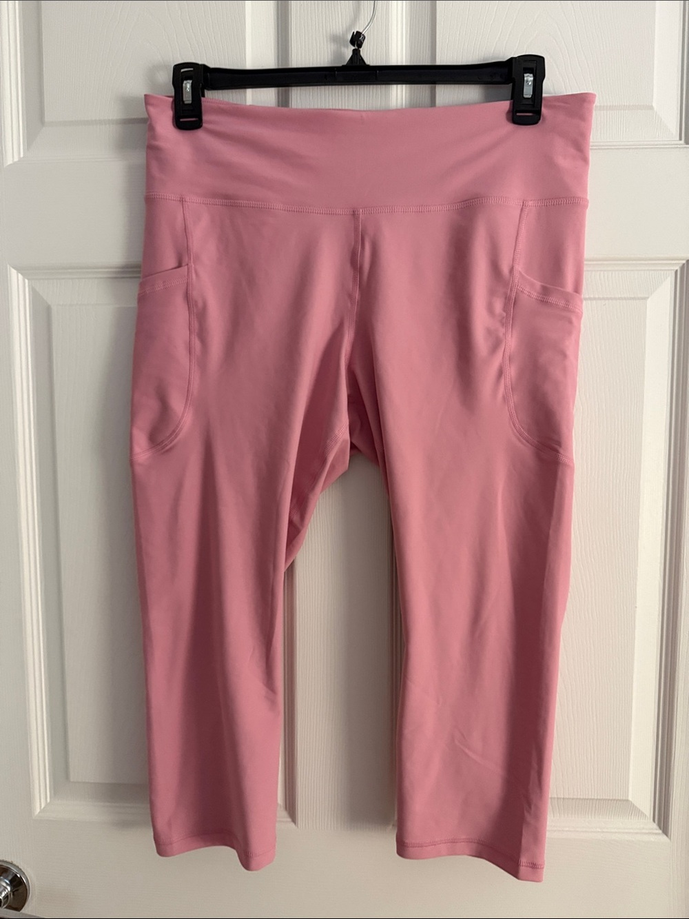 Old navy power soft crop pocket leggings pink